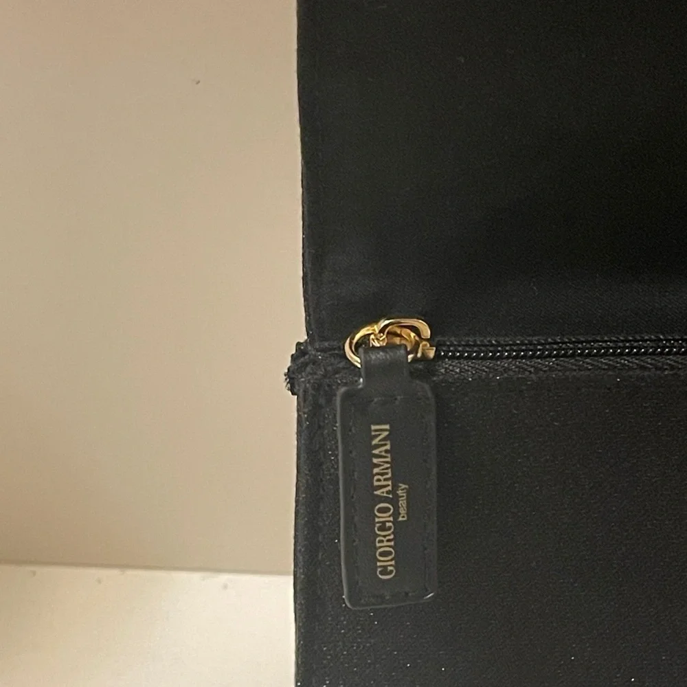 Giorgio Armani Black Sparkle Evening Pouch